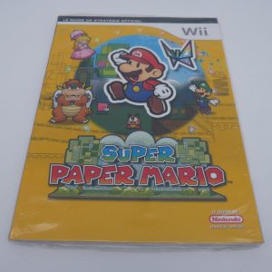 Guide livre super paper mario NEUF sous blister
