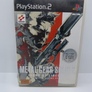 Metal gear solid 2 sons of liberty avec notice