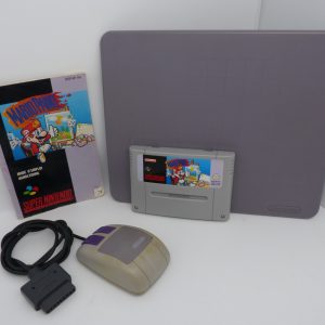 Mario paint, tapis, souris, notice et jeu