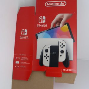 Boite Nintendo Switch oled blanche