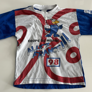 Tee shirt Footix Coupe du monde France 98 6 ans