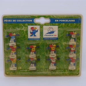 Fèves de collection en porcelaine Football France 98 jamais ouvert