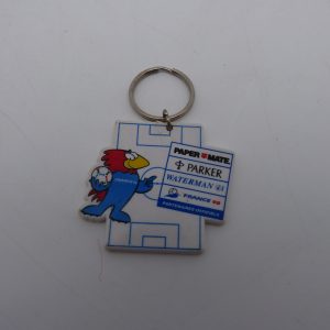 Porte clé Paper mate Parker France 98 Footix Coupe du monde 98