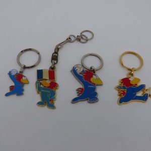 4 Portes clé Footix Coupe du monde France 98