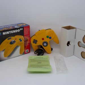Manette Nintendo 64 N64 jaune en boite