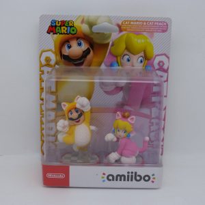 Amiibo Super mario car mario & cat peach