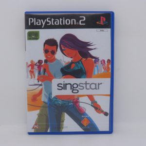 Singstar jaquette réimprimée boitier cassé