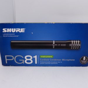 Microphone Shure PG81 usé, capte pas beaucoup le son
