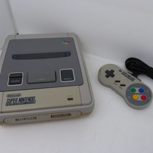 Console Super Nintendo Super NES SNES avec alimentation d’origine et câble péritel neuf
