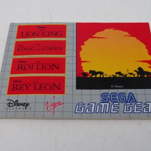 Notice le roi lion Sega gamegear