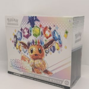 Cartes Pokémon écarlate et violet evolutions prismatiques coffret dresseur d’élite NEUF scellé