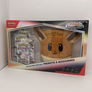 Cartes Pokémon écarlate et violet evolutions prismatiques collection spéciale pochette à accessoires NEUF scellé