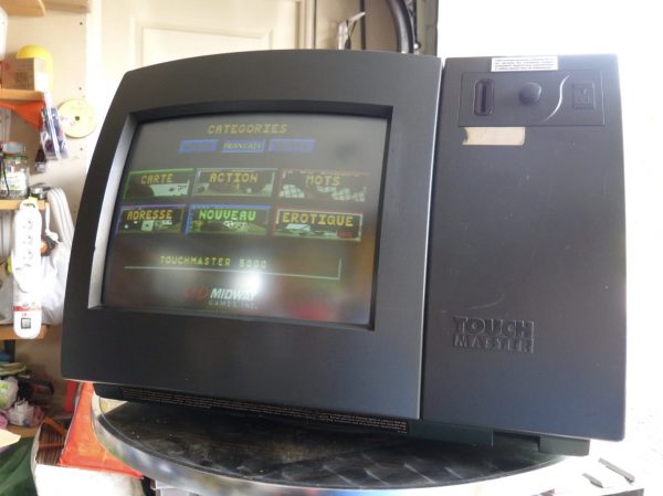 Console/borne d'arcade Touch master 5000 100% fonctionnel, monnayeur fonctionnel