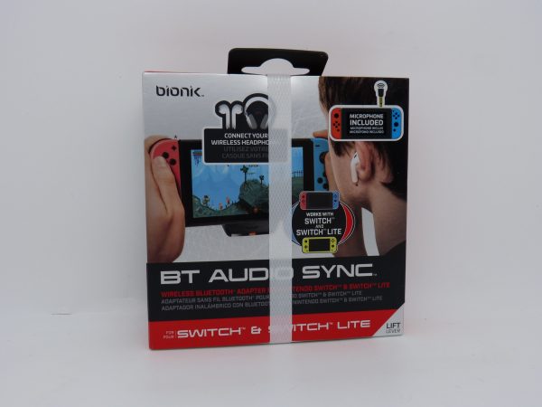 Adaptateur Bluetooth sans fil Bionik BT audio Sync nintendo Switch neuf
