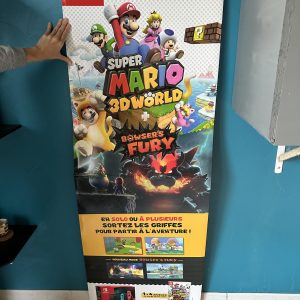 PLV publicitaire Totem Super mario 3D world + Bowser’s fury