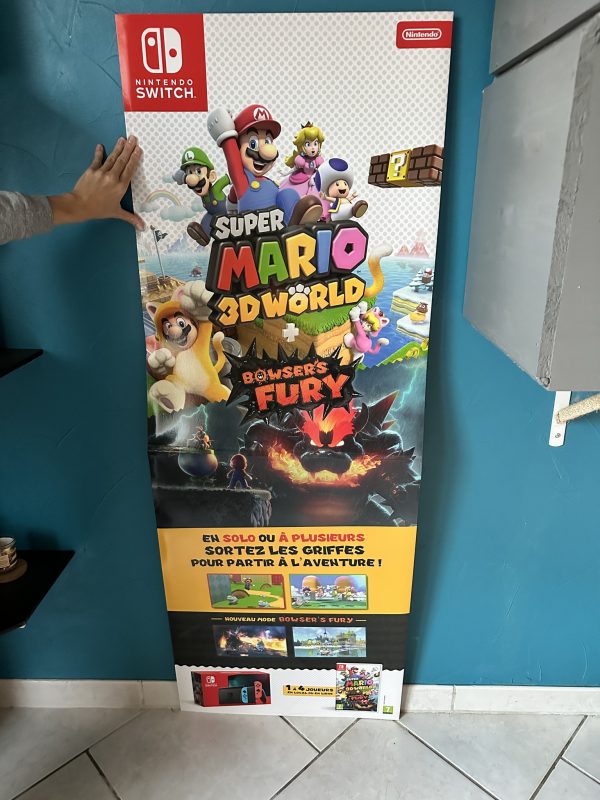 PLV publicitaire Totem Super mario 3D world + Bowser’s fury