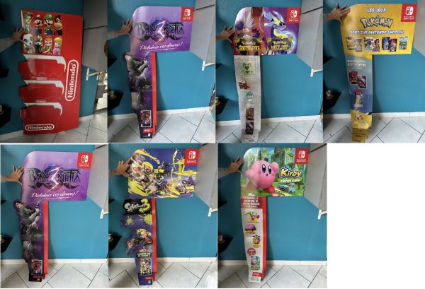 Box générique/meuble + oreilles de box Nintendo NEUFS