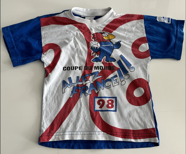Tee shirt Footix Coupe du monde France 98 6 ans