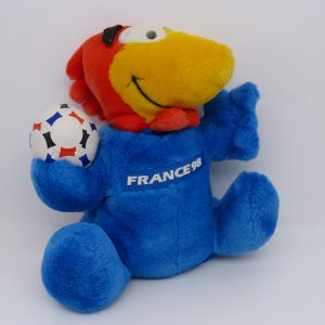 Peluche Coupe du monde France 98 Footix Sonore (pile HS)