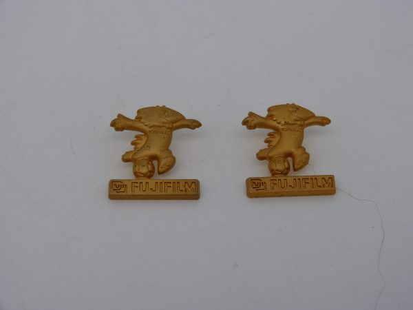 2 Pins pin badge Footix Coupe du monde France 98 dorés