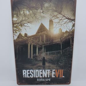 Plaque émaillée NEUVE Resident evil biohazard