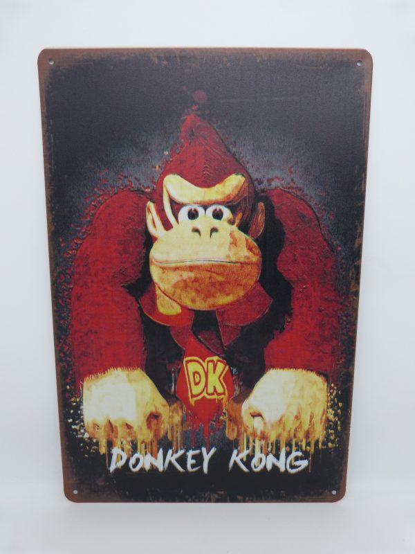Plaque émaillée NEUVE Donkey Kong