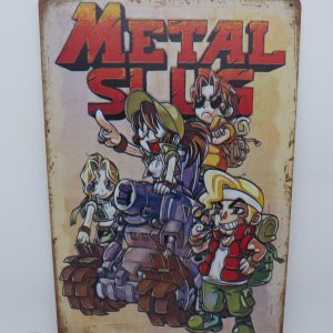 Plaque émaillée NEUVE Metal Slug