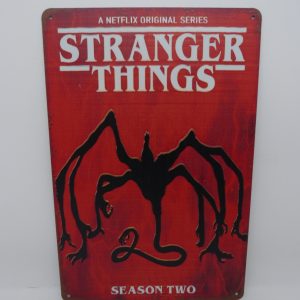 Plaque émaillée NEUVE Stranger Things