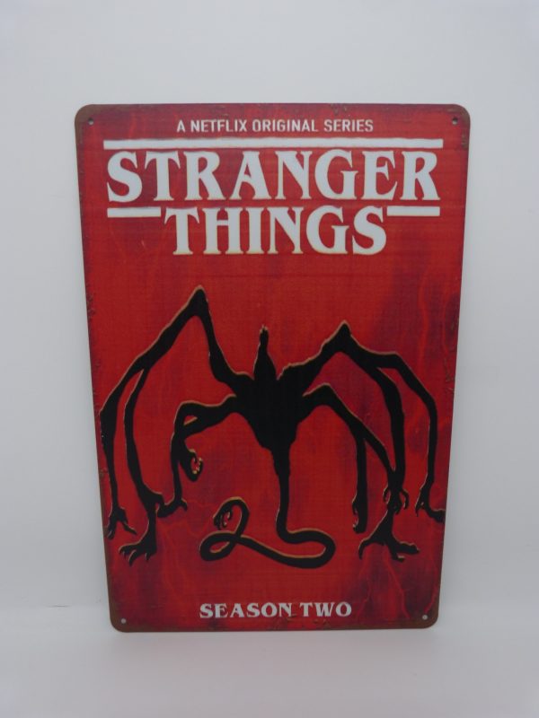 Plaque émaillée NEUVE Stranger Things
