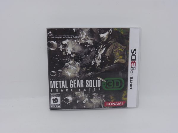 Metal gear solid snake eater 3D jaquette réimprimée