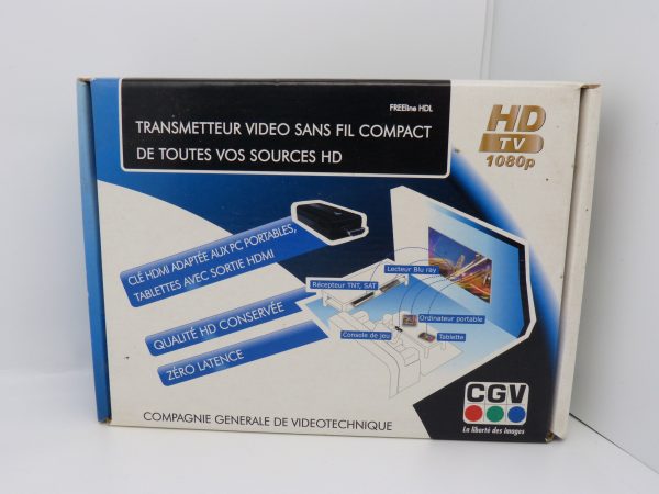 Transmetteur video hd sans fil compact CGV freeline hdl non testé
