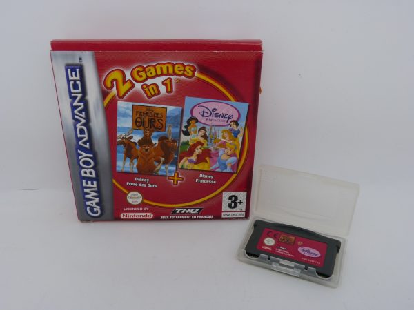 2 games in 1 disney frère des ours + Disney princesse en boite