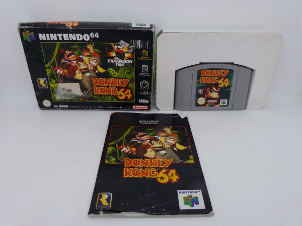 Donkey kong 64 en boite avec notice