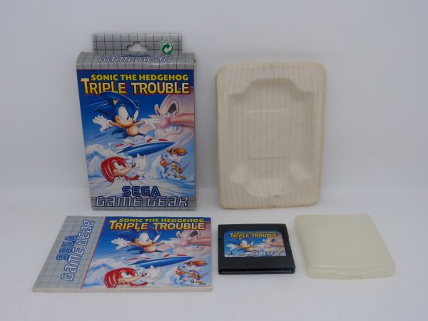 Sonic the hedgehog triple trouble avec notice en boite