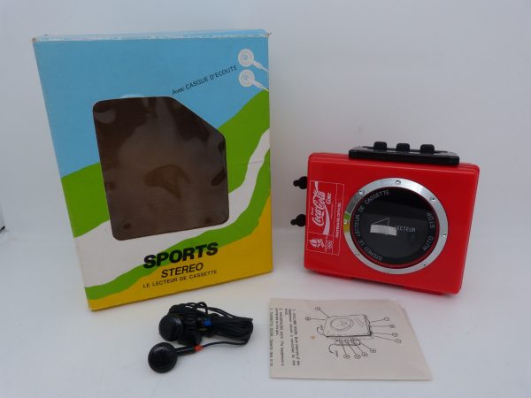 Walkman coca cola albertville 92 sans sa boite avec notice