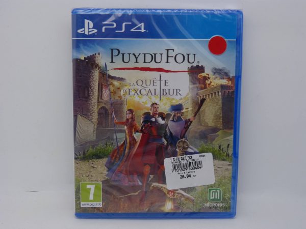 Puy du fou la quête d’excalibur NEUF