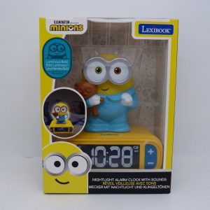 Lexibook réveil veilleuse avec sons Minions NEUF
