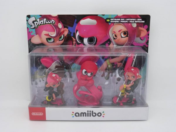 Amiibo Splatoon garçon poulpe fille octaline