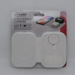Chargeur 3 en 1 sans fil NEUF blanc