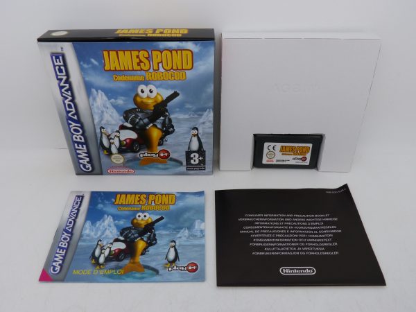 James pond codename robocod en boite avec notice