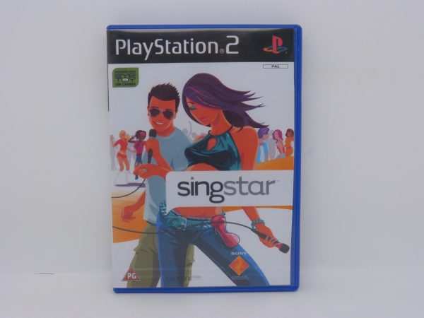 Singstar jaquette réimprimée boitier cassé