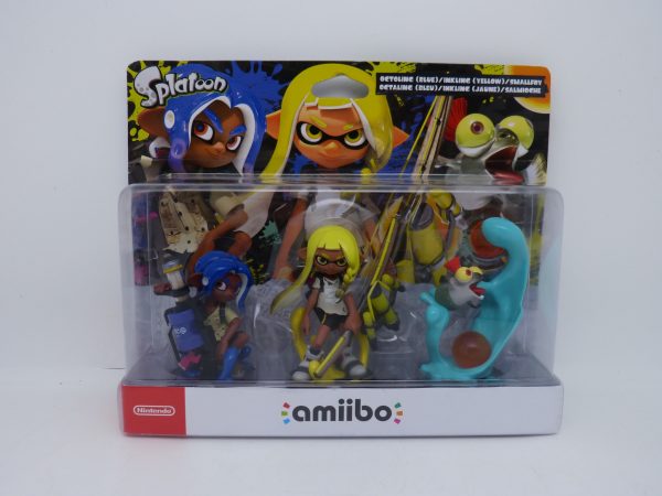 Pack 3 amiibo Splatoon Octoling inkling salmioche NEUF