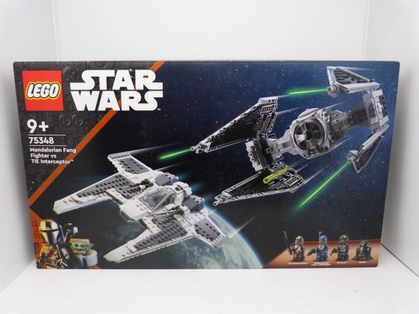 Lego Star Wars 75348 Le chasseur Fang Mandalorien contre le TIE interceptor NEUF