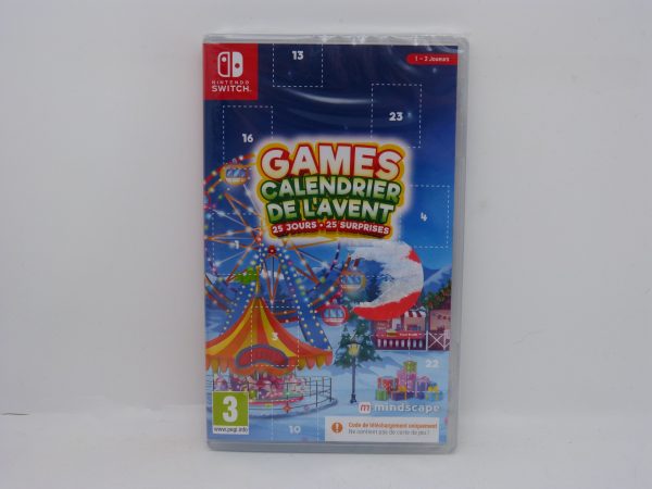 Games calendrier de l’avent 25 jours 25 surprises Code unique NEUF