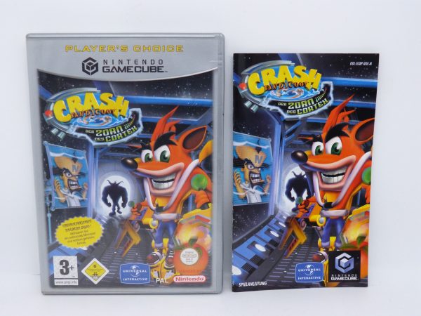 Crash bandicoot et la vengeance de cortex jaquette et notice en allemand mais jeu en français