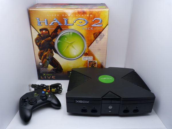 Console xbox en boite pack halo 2 sans jeu