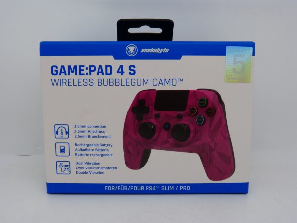 Manette PS4 sans fil Game Pad 4 S Bubblegum camo NEUVE