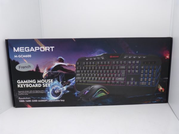 Clavier + souris Megaport M-GCM600 NEUF
