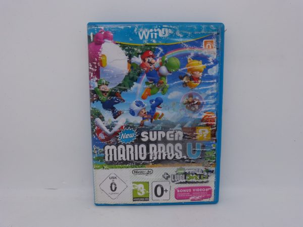 New super mario bros u jaquette abimée