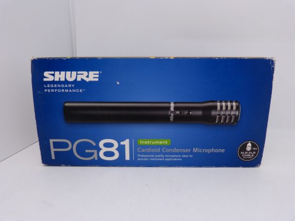 Microphone Shure PG81 usé, capte pas beaucoup le son